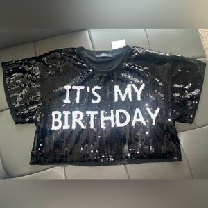 It’s My Birthday Sequin Shirt